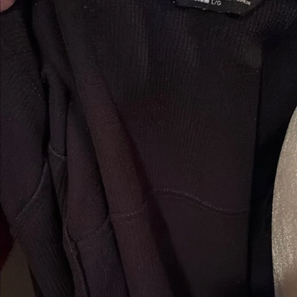 The North Face Black and Gray zip up Jacket